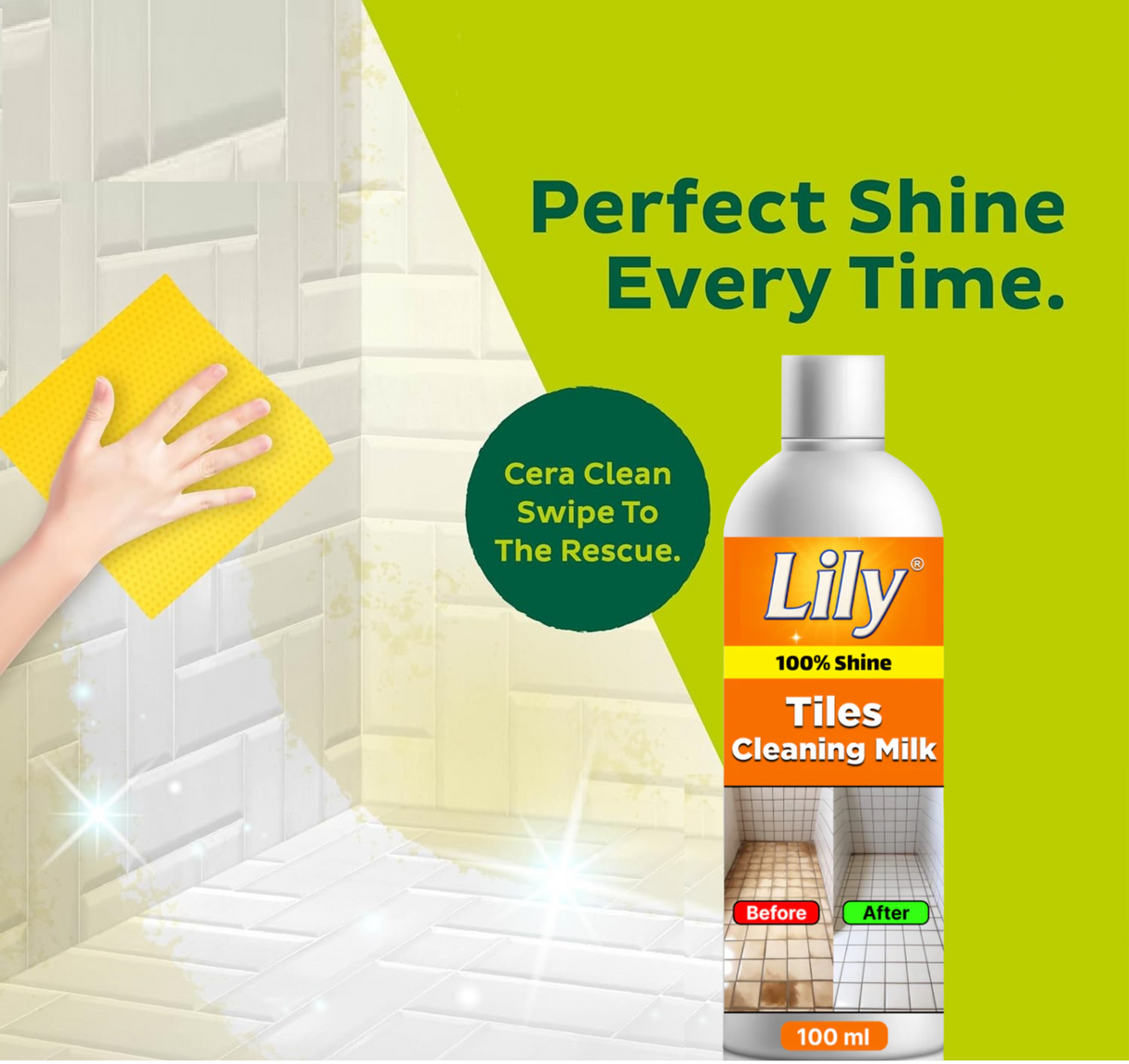 Lily | 100 ml | Tiles cleaning milk (JK10)
