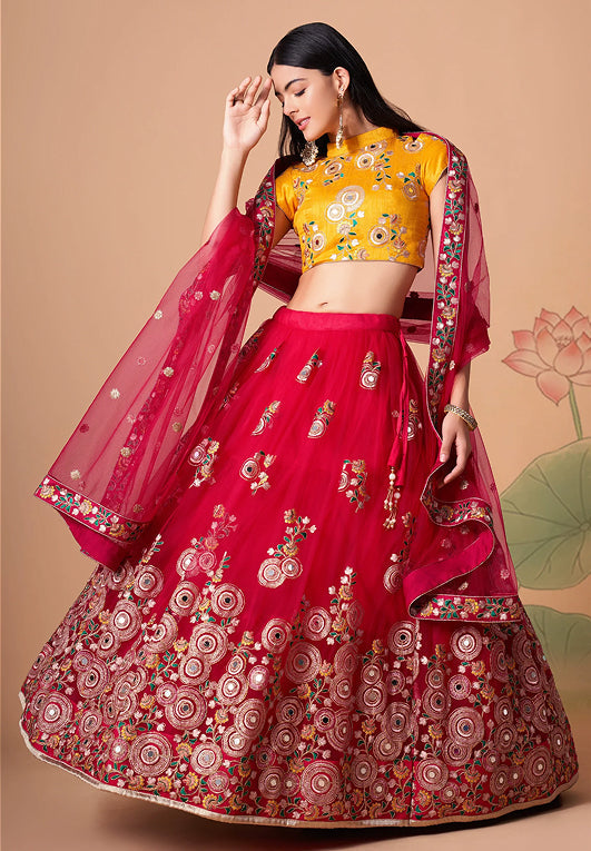 Lehenga Red