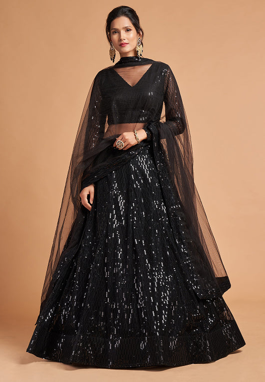 Lehenga Black