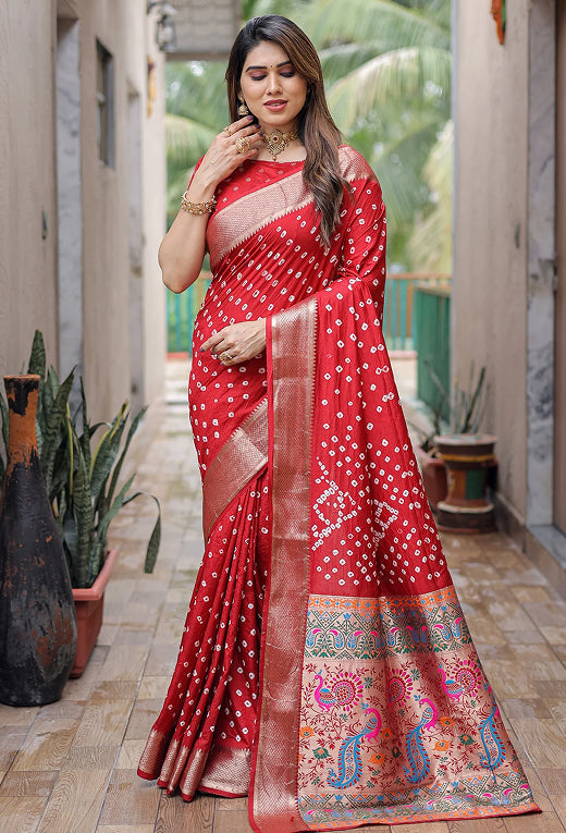 Saree Bandhani