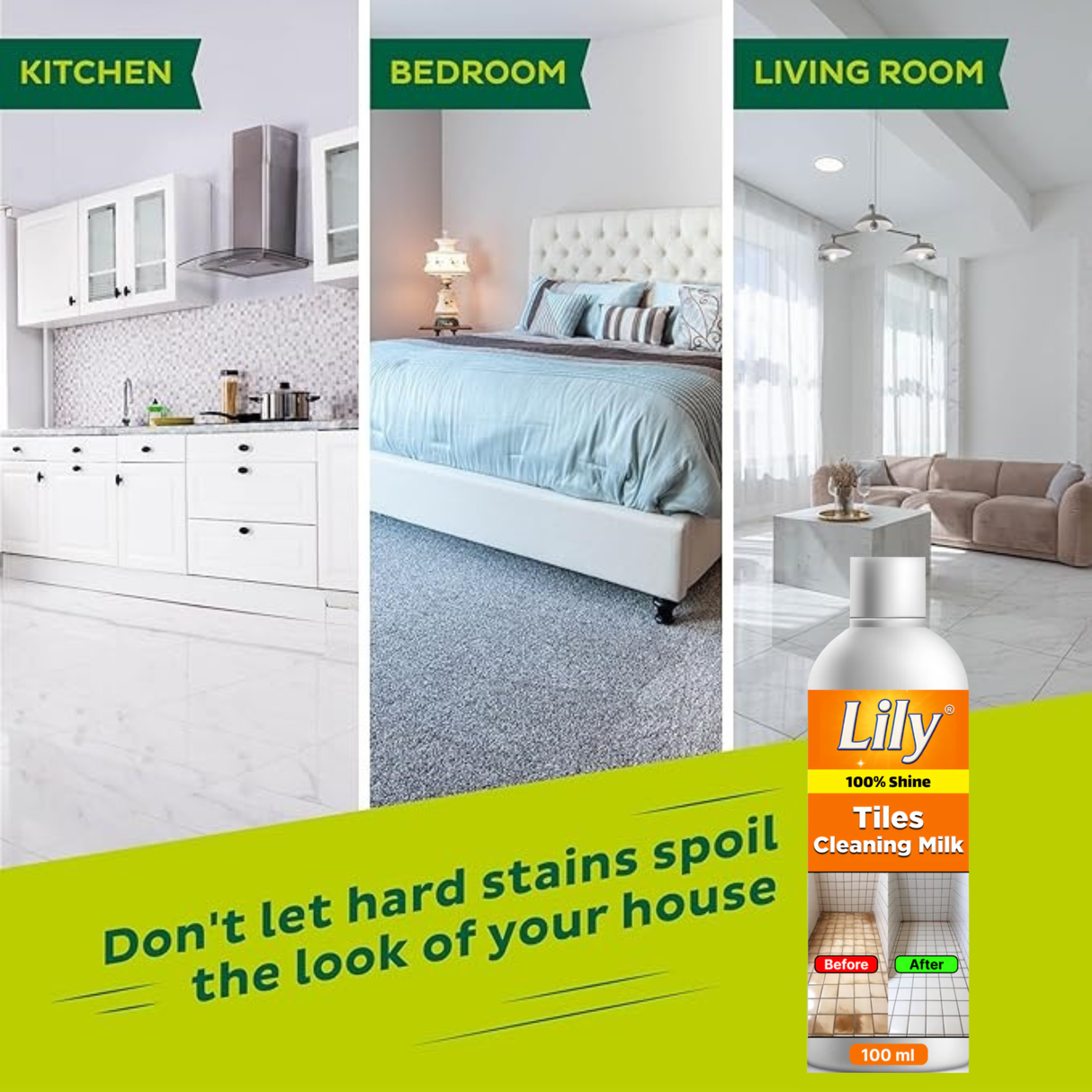 Lily | 100 ml | Tiles cleaning milk