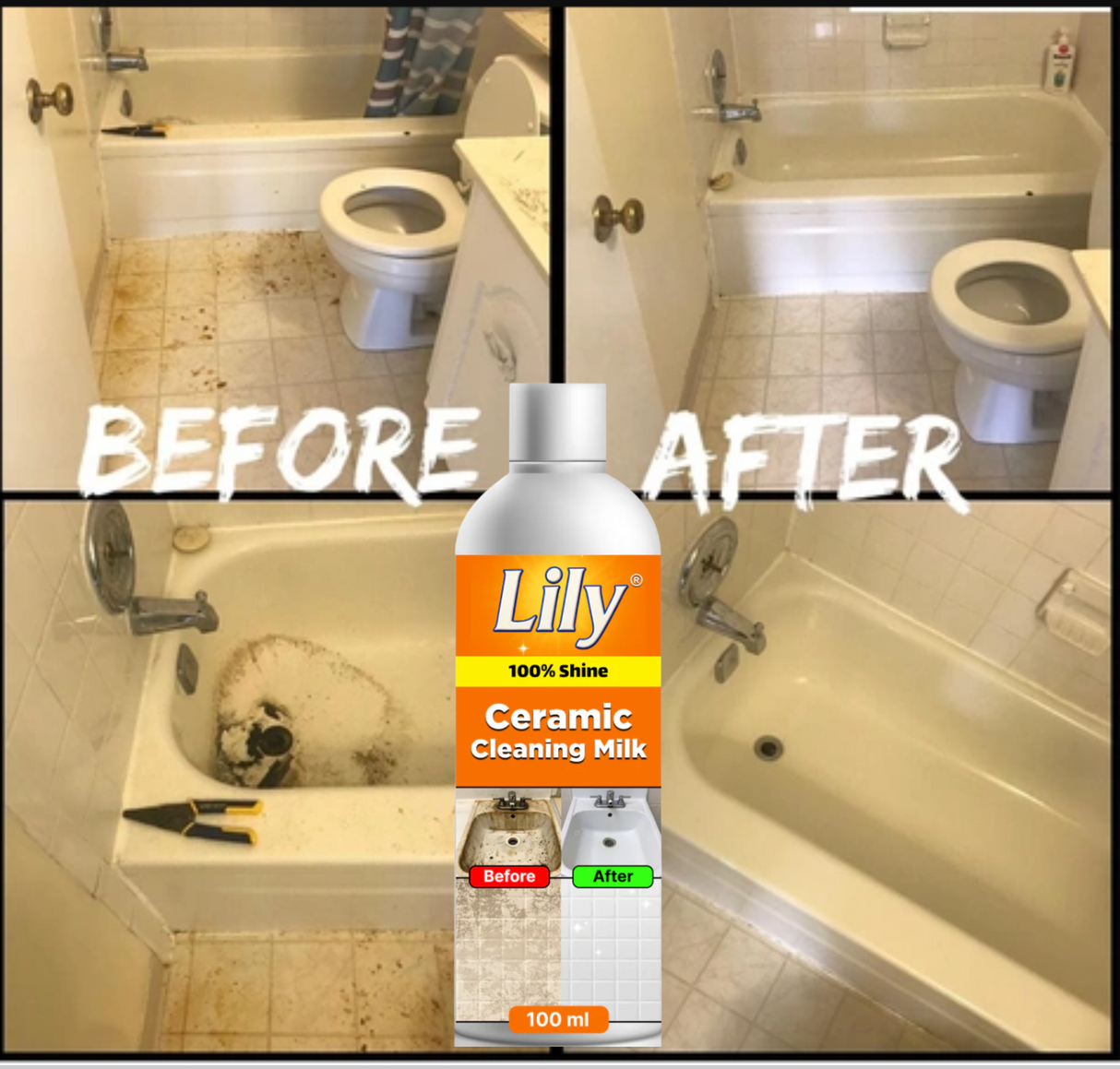 Lily | 100 ml | Ceramic cleaning milk