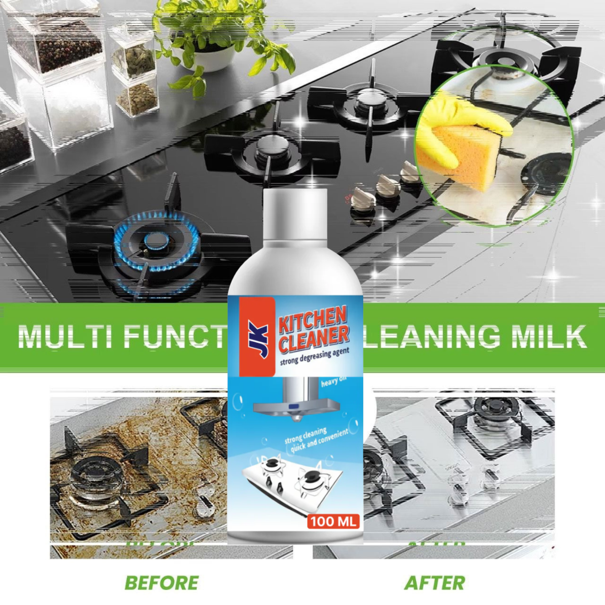 Wholesale Order | Kitchen Cleaner | 100 ml | All in one home cleaning liquid