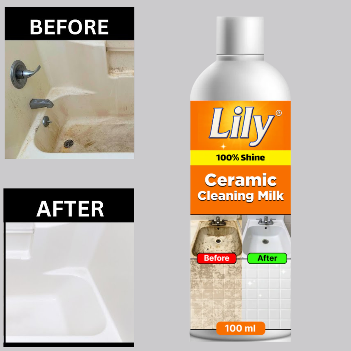 Lily | 100 ml | Ceramic cleaning milk