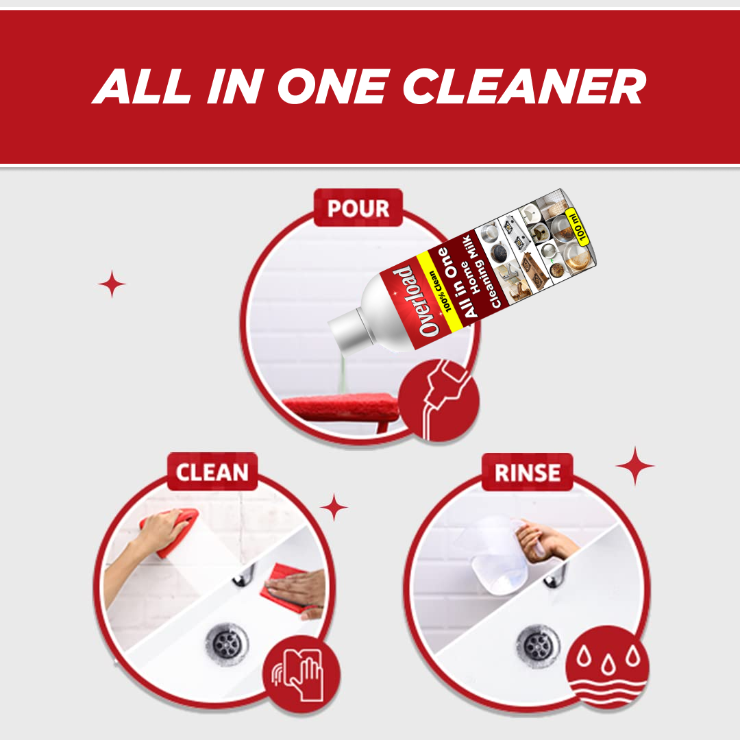 Wholesale Order | Overload | 100 ml | All in one home cleaning milk
