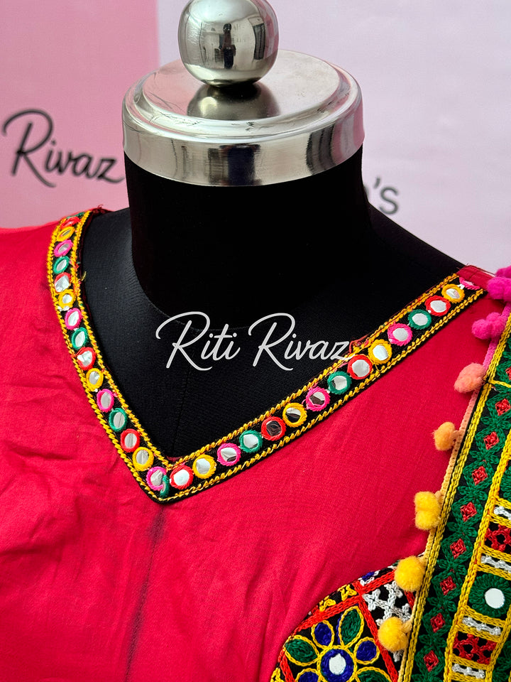 Maroon Color Patch and Codi work Navratri Lehenga Choli, Indian Ethnic Wear, Indian Lehenga Choli, Garba Lehenga Choli, Embroidery Lehenga