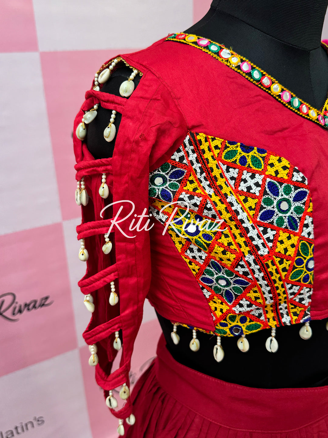 Maroon Color Patch and Codi work Navratri Lehenga Choli, Indian Ethnic Wear, Indian Lehenga Choli, Garba Lehenga Choli, Embroidery Lehenga