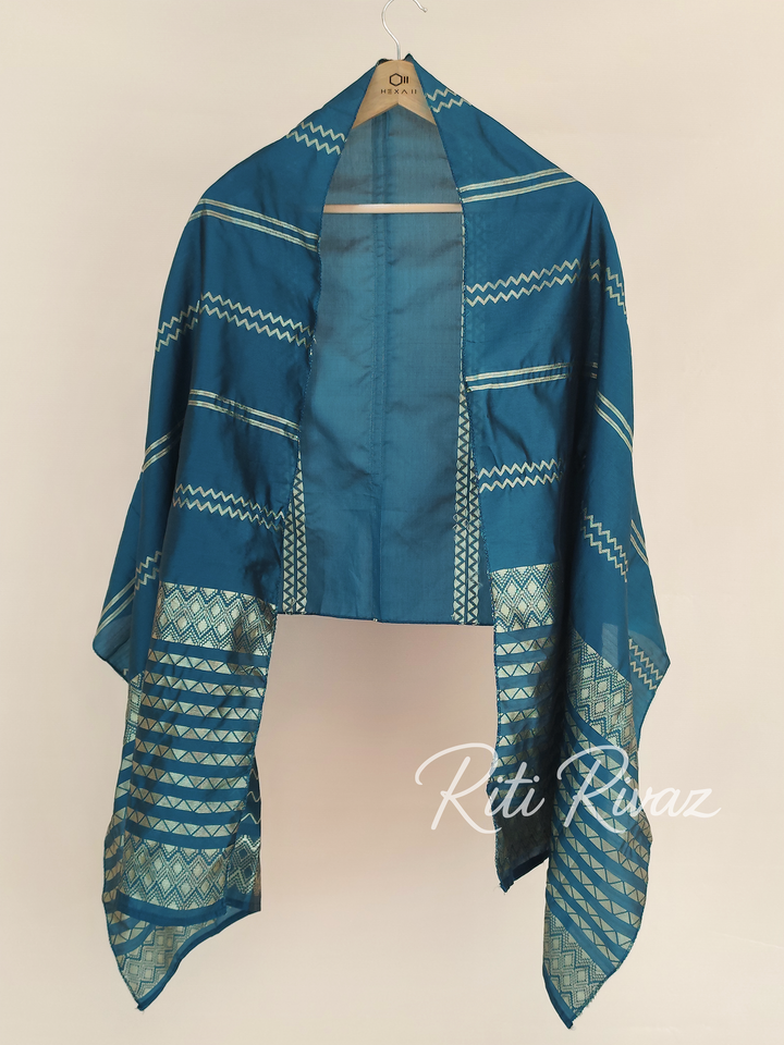 Ethnic Look Mustard Color Jacquard Fabric Woven Design Top, Bottom, Dupatta Ready to wear Festive Wear Salwar Suit For Women, Traditional