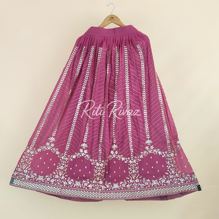 Stylish Baby Pink Fox Georgette Heavy Embroidery Sequence Work Ready To Wear Lehenga Choli, Weeding Lehenga, Pakistani, Bridal Lehenga