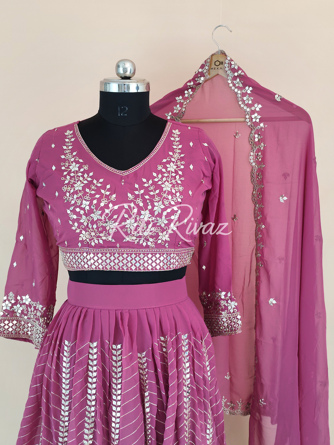 Stylish Baby Pink Fox Georgette Heavy Embroidery Sequence Work Ready To Wear Lehenga Choli, Weeding Lehenga, Pakistani, Bridal Lehenga