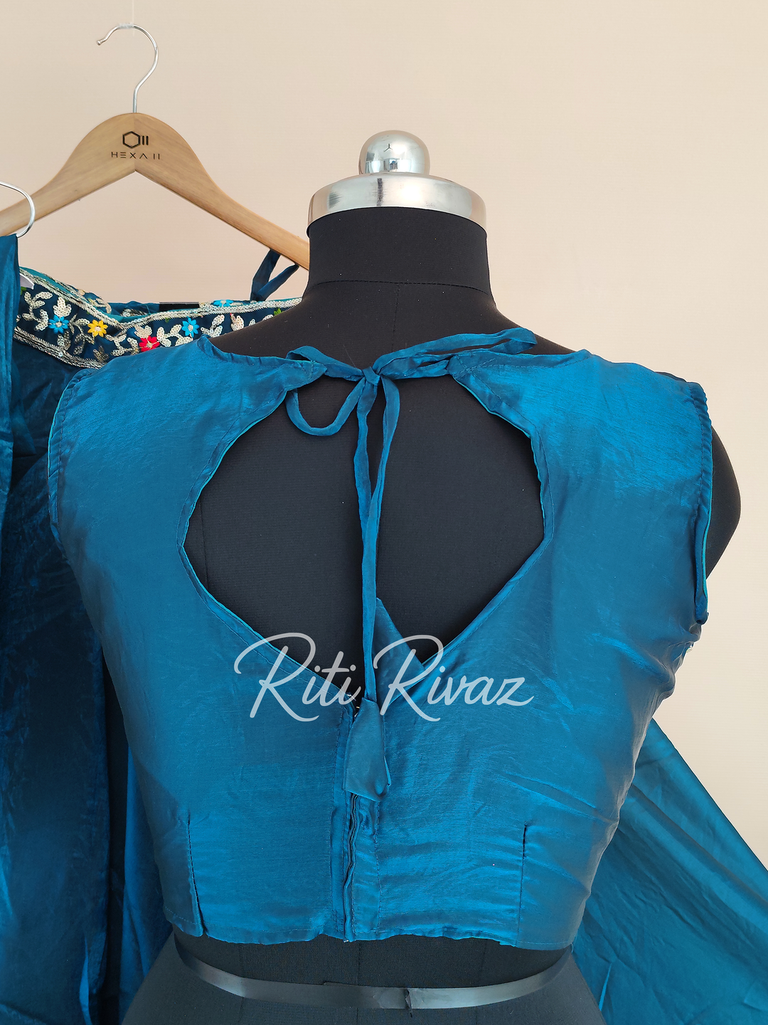 Teal Blue Color Fendy Fabric With Heavy Embroidery Thread And Sequence Work Choli With Fancy Latkan  Ready To Wear Lehenga Choli, Western