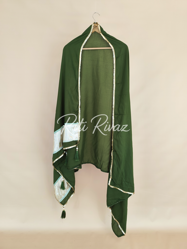 Festive Green Color Cotton Heavy Ribbion Work Ready to Wear Lehenga Choli, Garba Choli, Navratri Lehenga, Navratri Outfit, Navratri Wear