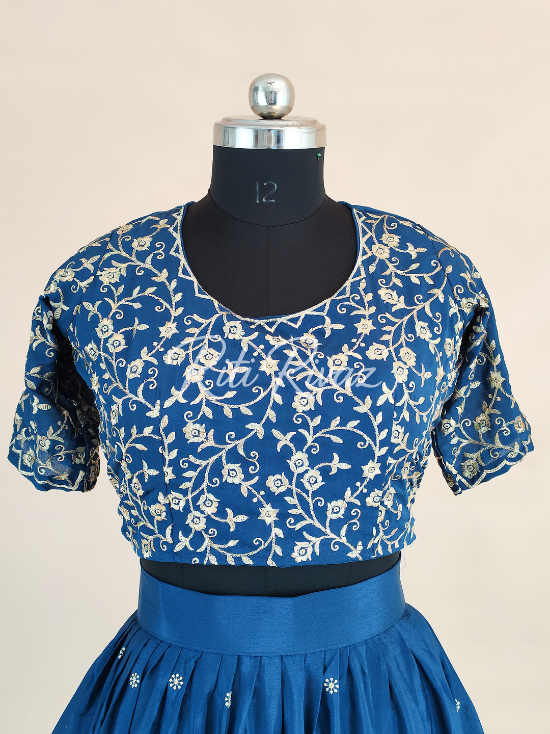 Awesome Blue color Chinon Fabric Embroidery Thread Work Ready to wear Lehenga Choli, Women Lehenga, Indian lehenga, Function, Traditional