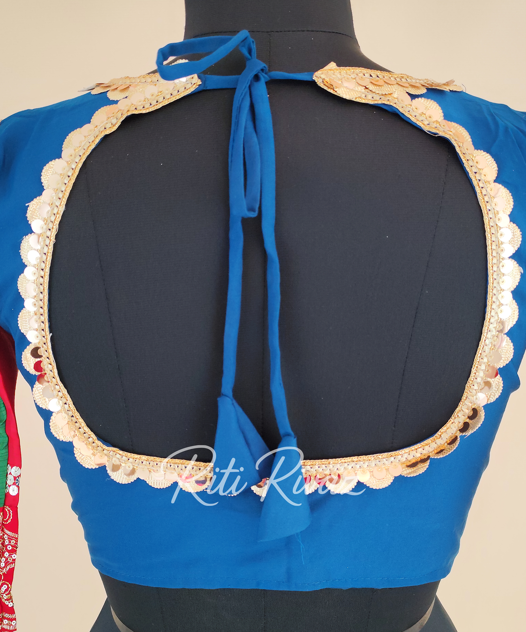Charming Blue Color Cotton Embroidery Thread and Sequence Work Ready to Wear Lehenga Choli, Garba Choli, Navratri Lehenga, Navratri Outfit