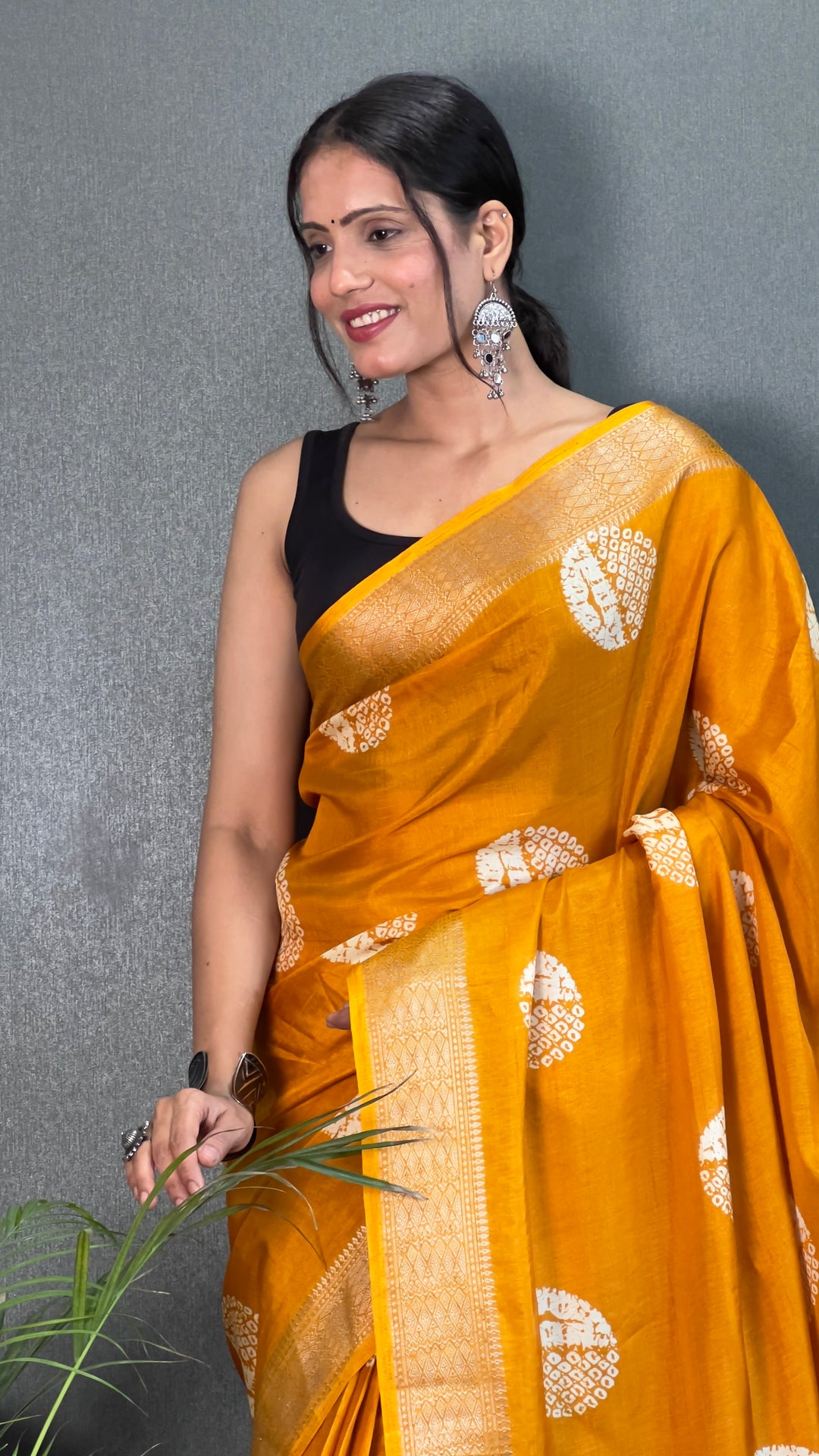 Yellow Color Soft Cotton Kalamkari Printed Saree With Beautiful Blouse