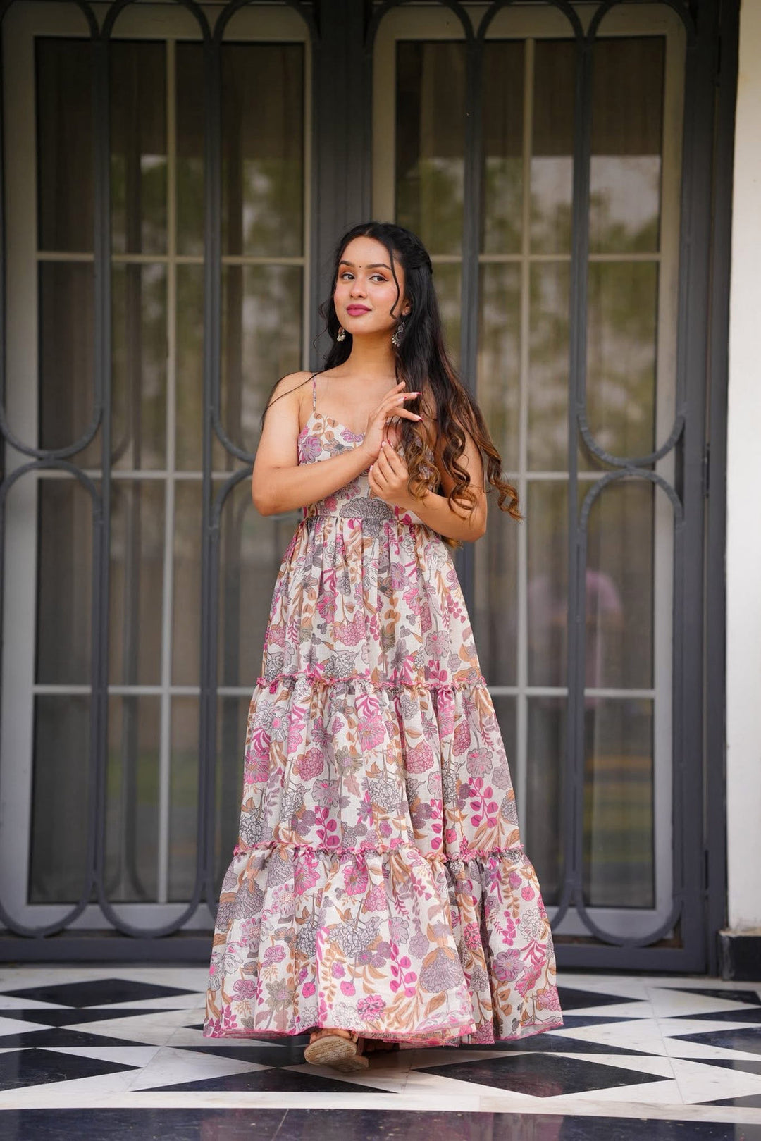 Multi Color Poly Rayon Kurti With Pant And Heavy Embroidery Dupatta Set