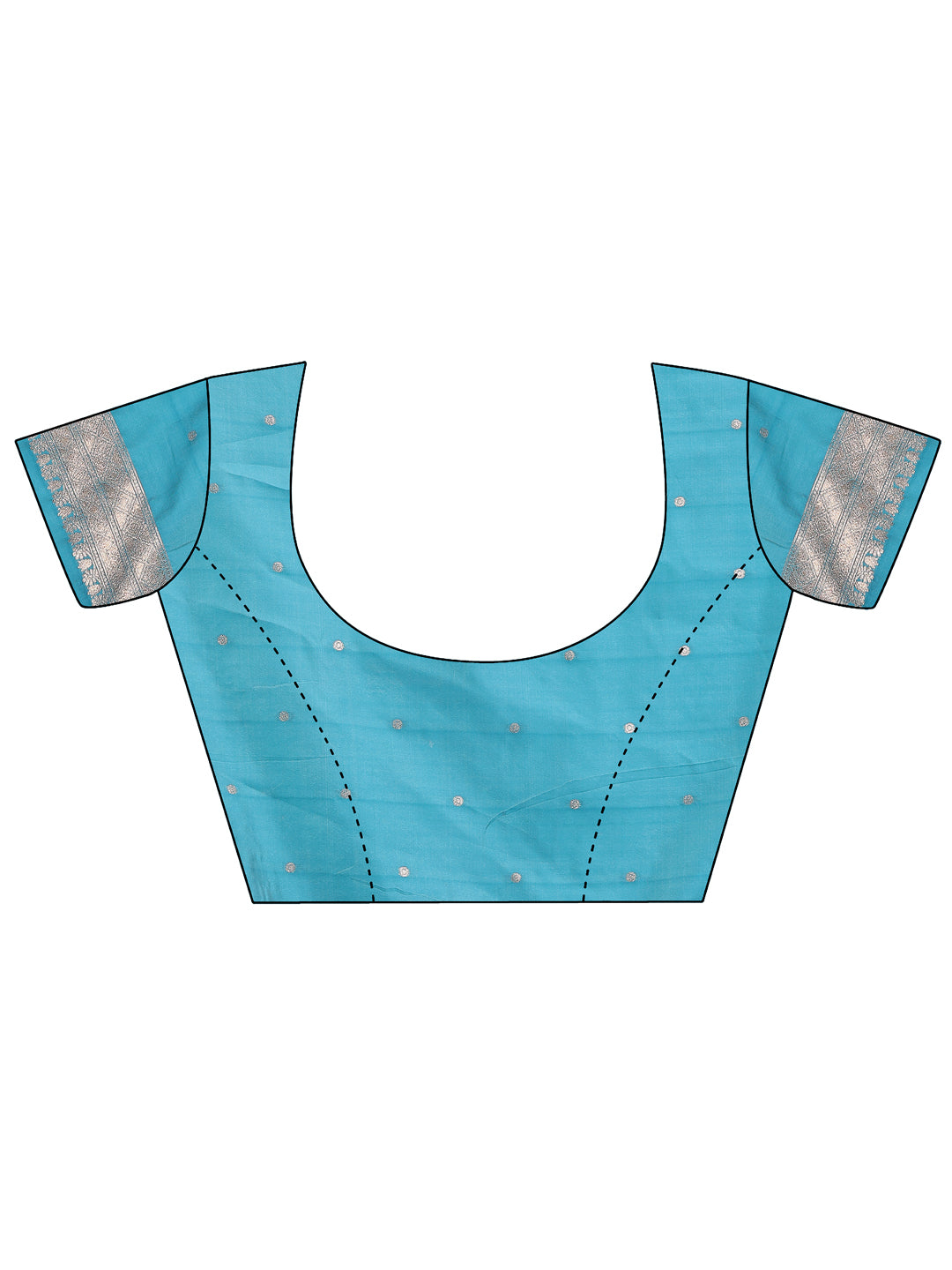 Sea Green Colour Linen Cotton Saree Printed Work With Blouse Piece