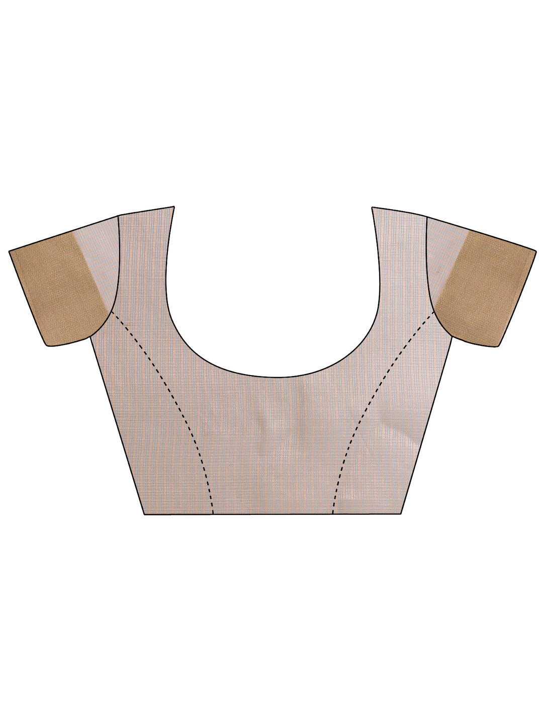 Brown Colour Organza Saree Weaving Work With Blouse Piece