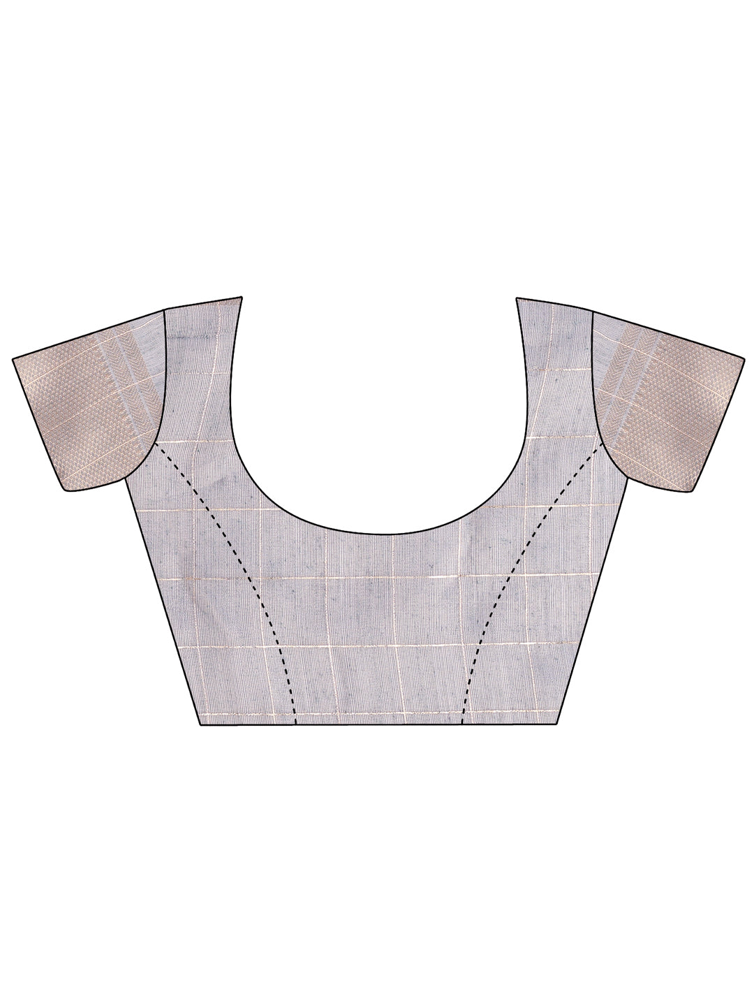 Gray Colour Organza Saree Weaving Work With Blouse Piece