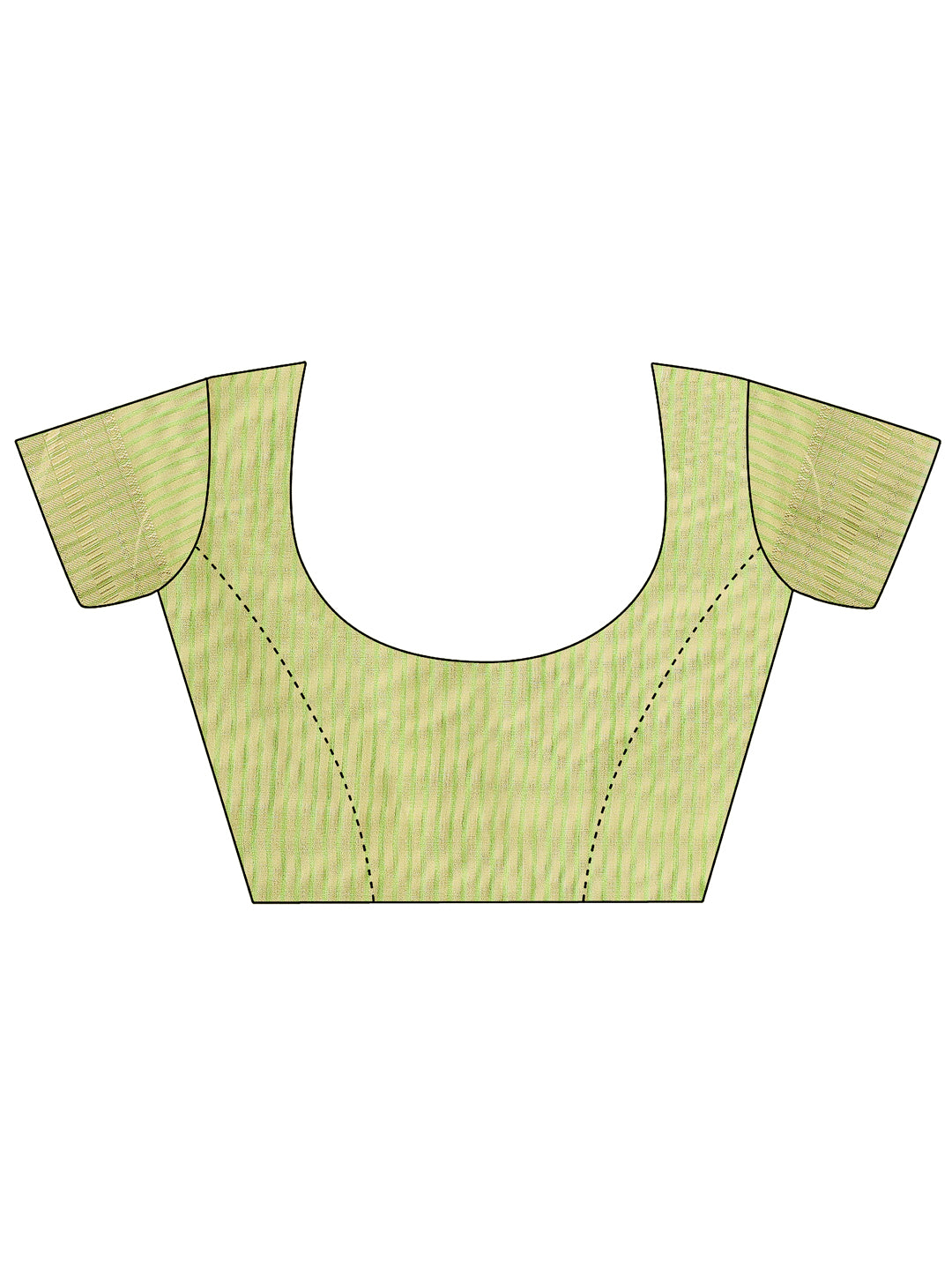Light Green Colour Organza Saree Weaving Work With Blouse Piece